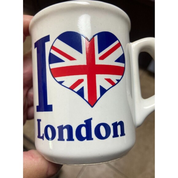 Unbranded Other - Nice Vintage I Love London British Flag London Coffee Mug Rare Minty